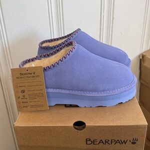 BearPaw Women's Purple Slip-On Shoes